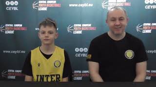 CEYBL U13  Press conference 09032024 BK Inter Bratislava  GĂłrnik Airteam Walbrzych [upl. by Ylrebmi146]