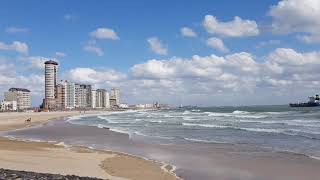 Vlissingen beach The Netherlands Timelapse 08062019 [upl. by Annaerda]