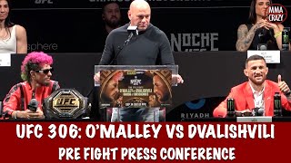 Full UFC 306 Pre Fight Press Conference Sean O’Malley vs Merab Dvalishvili [upl. by Sucramd759]