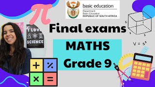 Grade 9 Maths Exam  EVERYTHING you need to know [upl. by Pasho]