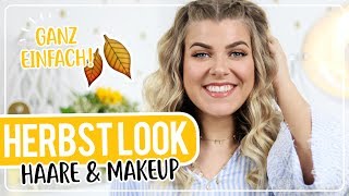 HERBST MAKEUP und HAARE für ANFÄNGER 😍🍁🍂  COCO [upl. by Aizitel978]