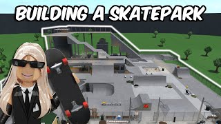 BUILDING A SKATEPARK IN BLOXBURG [upl. by Intisar484]