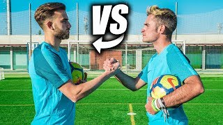 BORJA MAYORAL VS DELANTERO09  Retos de Fútbol [upl. by Ellainad217]