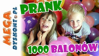 Prank na Agacie  • Wielka Niespodzianka  • 1000 Balonów  • Cały Pokój w Balonach [upl. by Antoinetta]