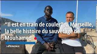 “Il est en train de couler” à Marseille la belle histoire du sauvetage de Mouhamed [upl. by Siednarb383]