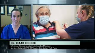 Dr Isaac Bogoch discusses Ontario’s vaccine rollout – April 26 2021 [upl. by Patrice]