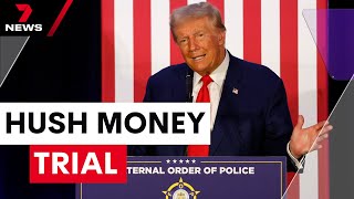 Donald Trumps hush money trial delayed  7NEWS [upl. by Addie]