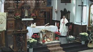 Santa Messa in diretta dalla Chiesa † OFM Cappuccini di Sanremo live ITA [upl. by Anrahc]