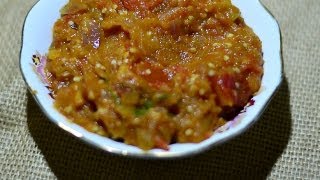 Baingan Bharta Recipe Video [upl. by Babcock]