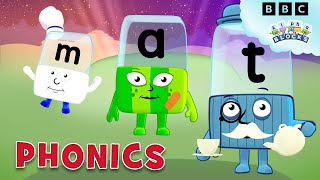 One Syllable Words  Phonics for Kids  Learn To Read  Alphablocks [upl. by Enahpets]