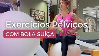 PILATES PARA O ASSOALHO PÉLVICO 6 Exercícios com Bola Suíça Bola de Pilates Treinecomigo [upl. by Hennie]