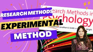 Experimental Method Research Methods in Psychology UrduHindi wellnessbyfarah [upl. by Erdman422]