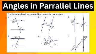 Type of angles and find missing angles [upl. by Suiluj]