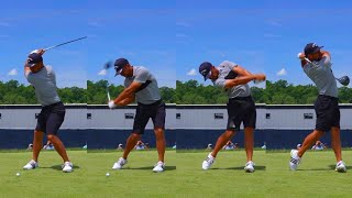 Smooth But Powerful Swing by Xander Schauffele Slow Motion [upl. by Kincaid]