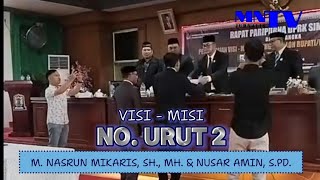 Visi  Misi Calon BupatiWakil Bupati Simeulue No2 MNasrun Mikaris SH MH amp Nusar Amin SPd [upl. by Tremann]