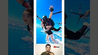 Unaccepted Skydiving Short youtube skydiving reaction trending [upl. by Ayadahs944]