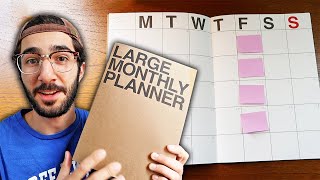 I LOVE THIS MONTHLY PLANNER — The LARGE Monthly Planner Review — Amazing for Visual Planners [upl. by Orin204]