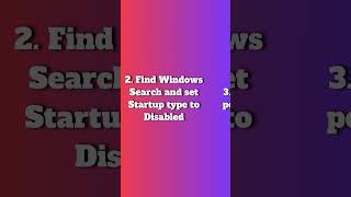 Disable Windows Search Indexing [upl. by Taima]