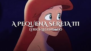 EU ME LEMBRO  A Pequena Sereia III  Lyrics lyrics song thelittleMermaid legenda disney [upl. by Ynnol]