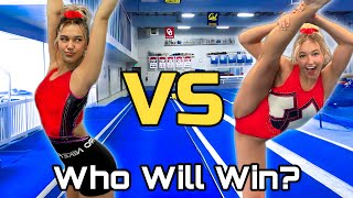 GYMNASTICS CHALLENGE SISTER VS SISTER [upl. by Elboa]