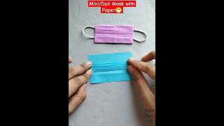 Miniature Paper Mask making Tutorial for kids ArasEasyArt diy crafting mask papercraft [upl. by Ondine550]