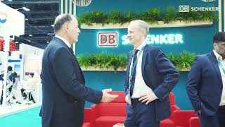 DB SCHENKER Highlights from Breakbulk Middle East 2024 [upl. by Eadahs255]