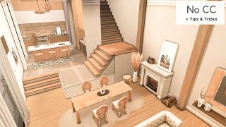 The Sims 4 Townhouses Part 2  No CC  Stop Motion Speedbuild [upl. by Torin]