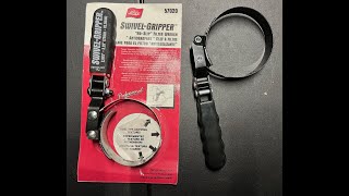 Lisle 57020 Small Oil Filter Swivel Wrench Review [upl. by Tammy]