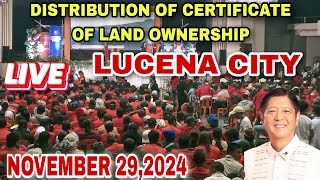 LIVE DISTRIBUTION OF CERTIFICATE OF LAND OWNERSHIP [upl. by Pimbley305]