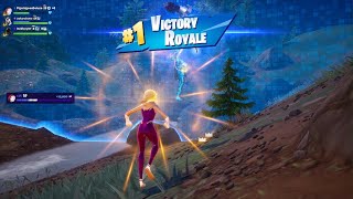 SpiderGwen Etheria and Dark Voyager Trios Victory  Fortnite Ch5 S3 [upl. by Ahsiugal]