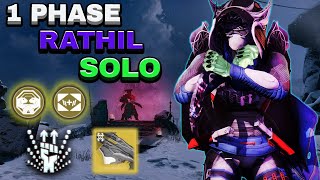 Solo One Phase Rathil  Hunter Warlords Ruin First Encounter [upl. by Oruam]