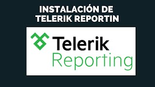 Instalación de Telerik Reporting para Visual Studio 2022 [upl. by Ul536]