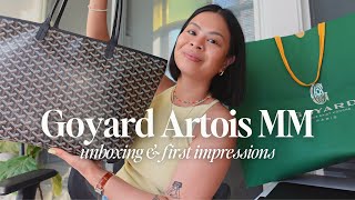 Goyard Artois MM Tote  vs the St Louis current prices first impressions [upl. by Mariandi]