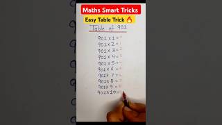 Easy Table Trick🔥  Table of 901 Easy Trick viral fun ashortaday trending shorts youtubeshorts [upl. by Nnaillek]