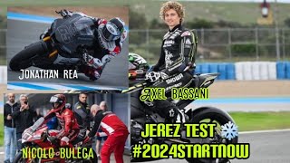 First looks Jerez test  superbike riders with new team testing winter test ❄️ [upl. by Fairleigh463]