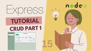 EXPRESS JS TUORIAL  CRUD PART 1 [upl. by Anilehs]