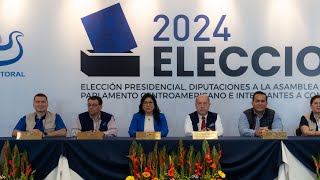 EnVivo Cadena Nacional del TSE para dar Inicio a las Elecciones para Alcaldes 2024 [upl. by Yahc]