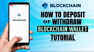 How to DEPOSIT or WITHDRAW crypto on Blockchain Wallet  Bitcoin App Tutorial [upl. by Etiragram831]