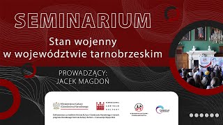 Seminarium Stan wojenny w województwie tarnobrzeskim” [upl. by Malilliw]