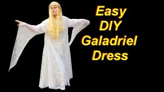 Cheap and Easy DIY Galadriel Costume [upl. by Eittod]