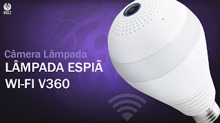 Lâmpada Câmera Led Wifi Ip Hd Panorâmica 360º Espião Celular Haiz  Como Instalar e Configurar [upl. by Asseneg767]