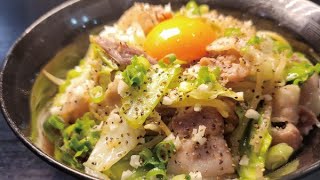 信じられないほど美味しいニンニクヤサイマシマシ二郎系パスタ。【スパジロウ】のつくりかた [upl. by Raffaj]