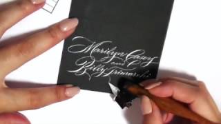 Writing names in calligraphy [upl. by Anitsrihc567]