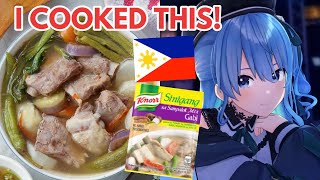 Suisei Can Cook This Filipino Dish [upl. by Ennoval]