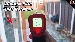 Energy Saving Window Film Heat Retainer  How To STOP Heat Escaping  Cooler In The Summer  Ecolux [upl. by Draper413]