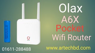 Olax Ax6 Pro 4G Wifi Router BD  AR TECH BD  Bangla Unboxing Review  2023 [upl. by Old363]