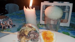 OLDASMR DIY MAKINGS SATISFIENG sounds in aluminum foil COOKING 🍳 eggs 🥚 the 1specialty Balutpinoy [upl. by Yraunaj850]