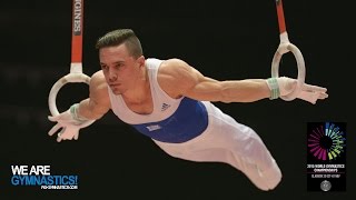 PETROUNIAS Eleftherios GRE  2015 Artistic Worlds  Qualifications Rings [upl. by Hildy]