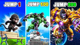 KING KONG Upgrades with Every Jump [upl. by Siekram826]