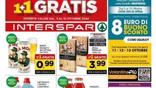 Volantino INTERSPAR dal 3 al 1O ottobre 2024 [upl. by Tommy]